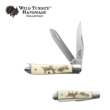 Wild Turkey Handmade Folder Knife Collection 4" Closed