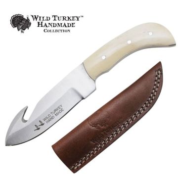 Wild Turkey Handmade Collection Fix Blade Skinner 7.25" Overall