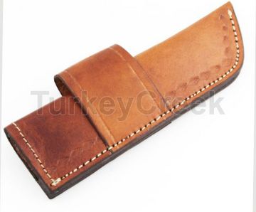 8.5"Premium Stitched Leather Sheath