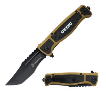 USMC Spring Assisted Knife - M-A3005TN