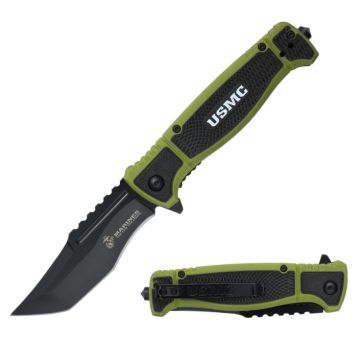 USMC Spring Assisted Knife - M-A3005GN