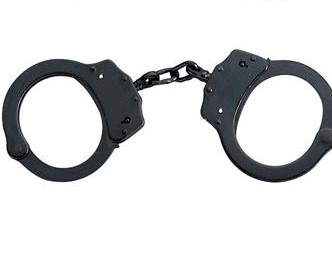 Double Lock Balck Handcuffs