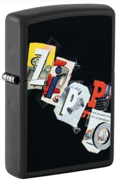 Cut and Paste Zippo Design Zippo Lighter - ZP-46597