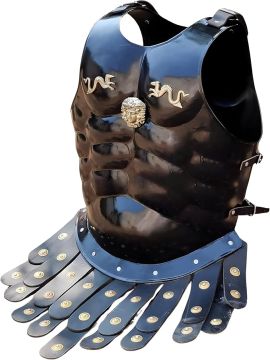 Medieval Warrior Roman Muscle Armor with Apron Belt