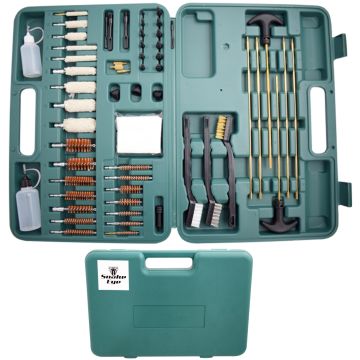 Snake Eye Universal Gun Cleaning Kit with Carrying Case, 58 PCS