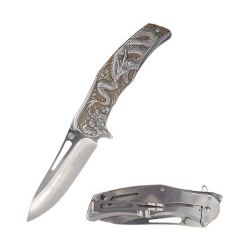 Dark Fantasy Blades Dragon Graphic Spring Assist Knife DF-0061-4