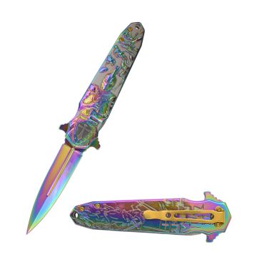Dark Fantasy Blades Spring Assist Knife Collection DF-0513-4