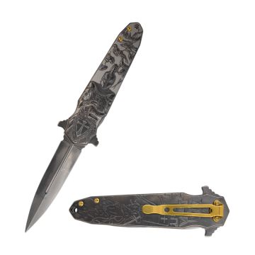 Dark Fantasy Blades Spring Assist Knife Collection DF-0513-6