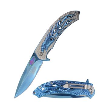 Dark Fantasy Blades Heavy Duty Spring Assisted Knife - DF-1108BL