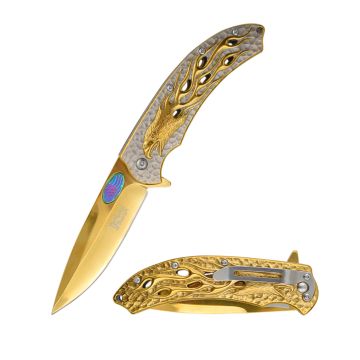 Dark Fantasy Blades Heavy Duty Spring Assisted Knife - DF-1108GD