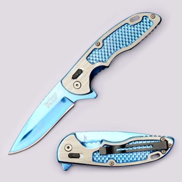 Dark Fantasy Blades Spring Assist Knife With Axis Lock DF-1373BL