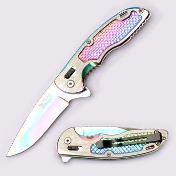 Dark Fantasy Blades Spring Assist Knife With Axis Lock DF-1373RB