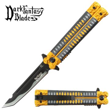 Dark Fantasy Blades Heavy Duty Spring Assisted Knife - DF-202BG