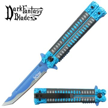 Dark Fantasy Blades Heavy Duty Spring Assisted Knife - DF-202BL