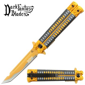 Dark Fantasy Blades Heavy Duty Spring Assisted Knife - DF-202GD