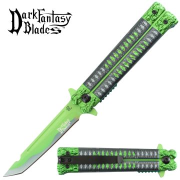 Dark Fantasy Blades Heavy Duty Spring Assisted Knife - DF-202GN