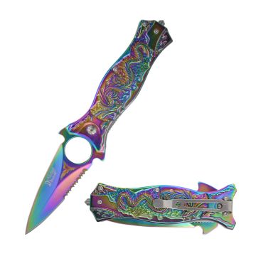 Dark Fantasy Blades Heavy Duty Spring Assisted Knife - DF-2042-3