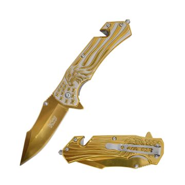 Dark Fantasy Blades Rescue Style Spring Assist Knife - DF-2055-2