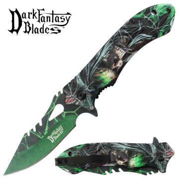 Dark Fantasy Blade Spring Assist Knife Collection