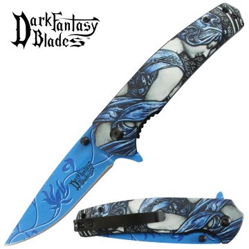 Dark Fantasy Blade BL Spring Assist Knife Collection