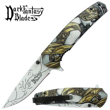 Dark Fantasy Blade GL Spring Assist Knife Collection