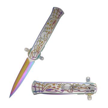 Dark Fantasy Blades Heavy Duty Spring Assist Knife DF-9028-3