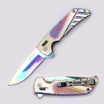 Dark Fantasy Blades Spring Assist Knife With Axis Lock DF-1372RB
