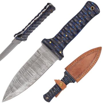 Old Ram Handmade Damascus Blade Hunting Knife DM-OR-543