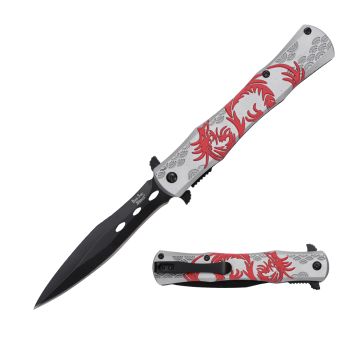 Dark Side Blades Spring Assist Folding Knife DS-A2001RD