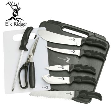 Elk Ridge 9 PC Big Game Cutlery Kit W/ Case