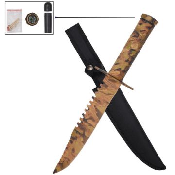 Snake Eye Tactical Survival Fix Blade Knife HK-691JC