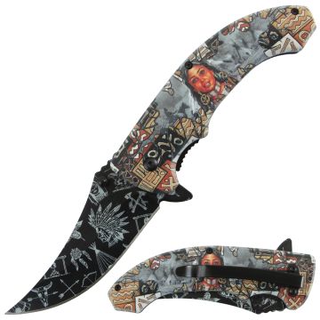 Master USA Spring Assist Pocket Folding MU-A202GY