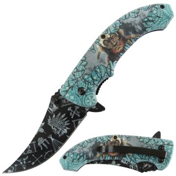 Master USA Spring Assist Pocket Folding MU-A202LB