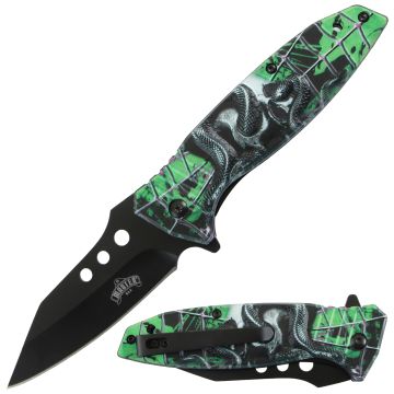 Master USA Spring Assist Pocket Folding Knife MU-A204GN