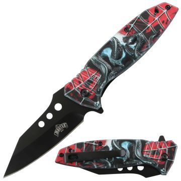 Master USA Spring Assist Pocket Folding Knife MU-A204RD