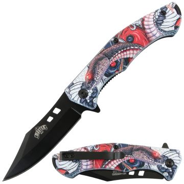 Master USA Spring Assist Pocket Folding Knife MU-A205RD