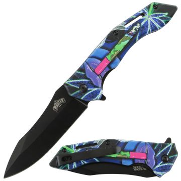 Master USA Spring Assist Pocket Folding Knife MU-A206BL