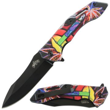 Master USA Spring Assist Pocket Folding Knife MU-A206YL