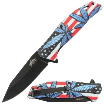 Master USA Spring Assist Pocket Folding Knife MU-A207BL