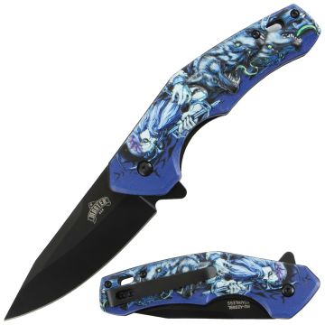 Master USA Spring Assist Pocket Folding Knife MU-A208BL