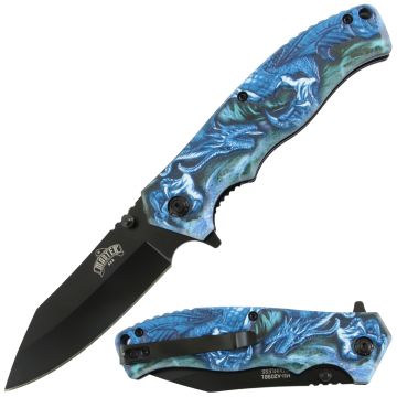 Master USA Spring Assist Pocket Folding Knife MU-A209BL