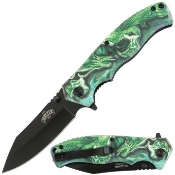 Master USA Spring Assist Pocket Folding Knife MU-A209GN