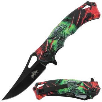 Master USA Spring Assist Pocket Folding Knife MU-A210GN