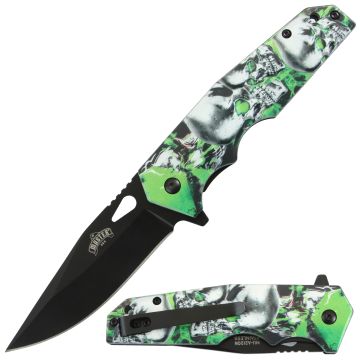 Master USA Spring Assist Pocket Folding Knife MU-A212GN