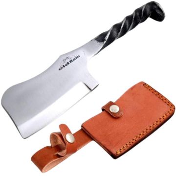 Old Ram Handmade Railroad Spike Cleaver Knife OR-5049