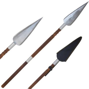 Medieval Warrior Handmade Viking Spear With Sheath OR-703