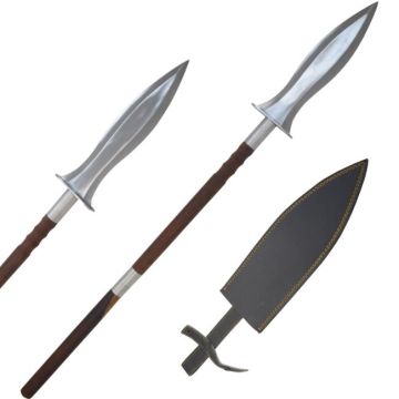 Medieval Warrior Handmade Viking Spear With Sheath OR-705