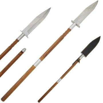 Medieval Warrior Handmade Viking Spear With Sheath OR-707