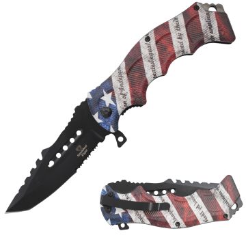 Snake Eye Tactical Heavy Duty Spring Assist Knife SE-0805-P16