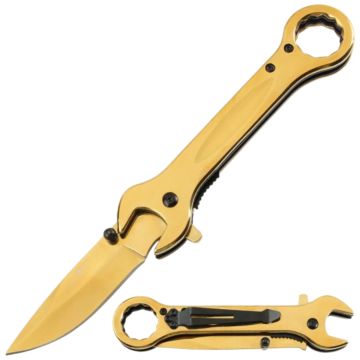 Snake Eye Tactical Wrench Tactical Assist Pocket Knife SE-1103GD